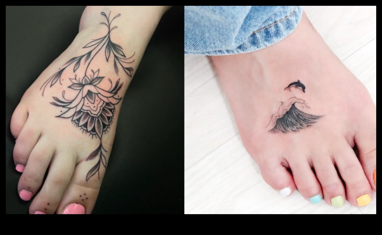 Tales on Your Toes Η τέχνη των εκφραστικών αφηγήσεων για τατουάζ στα πόδια 4 Tales on Your Toes: The Art of Expressive Leg Tattoo Narratives