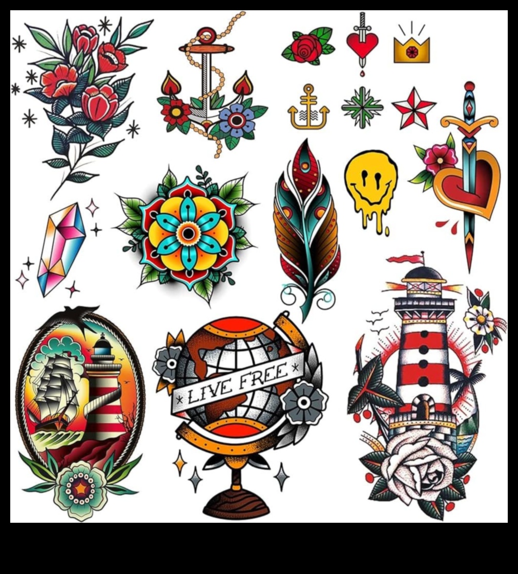 Classic Lines, Enduring Stories: Traditional Tattoo Wonders